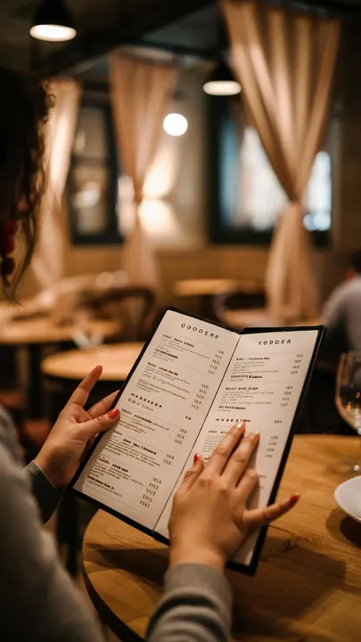 La carte papier consultée à table